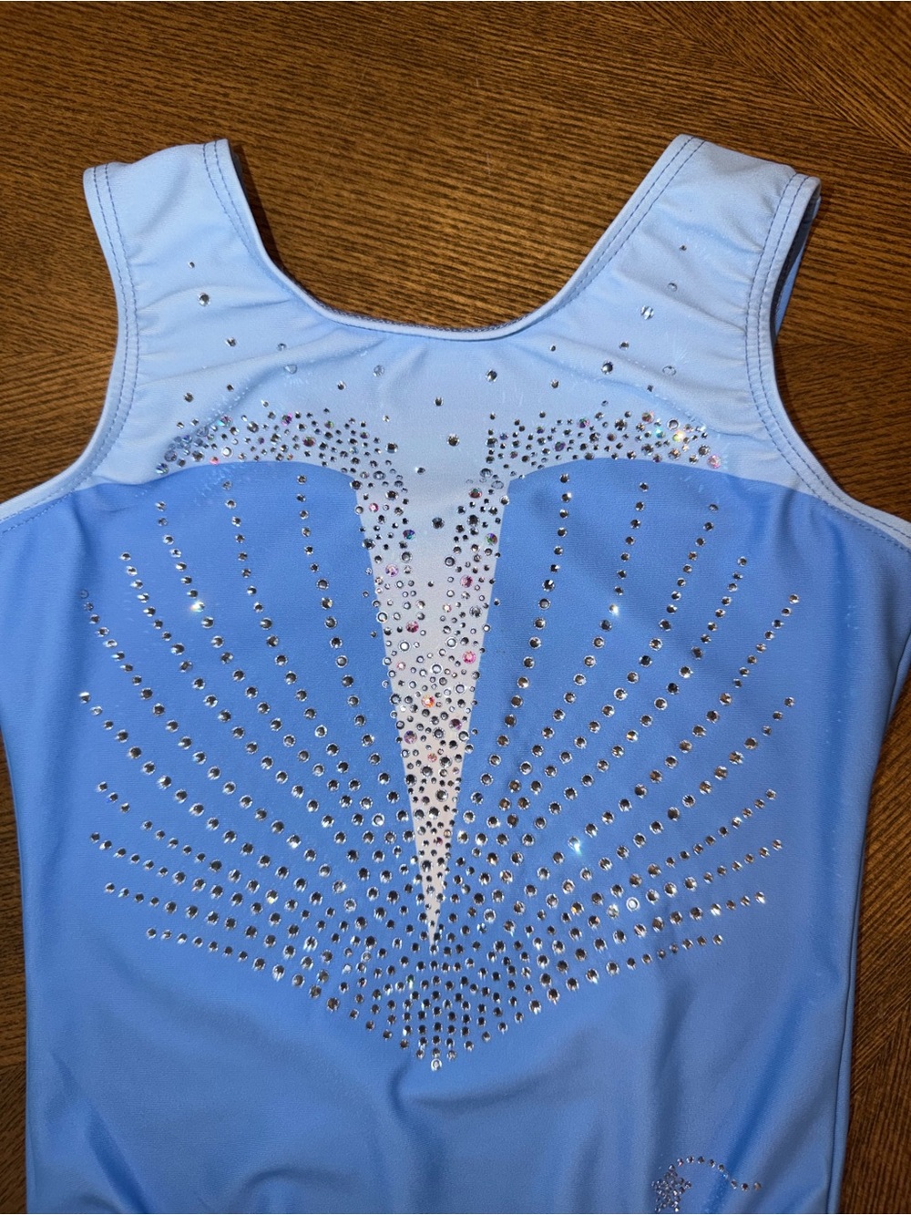 Destria Blue Rhinestone Leotard — CS - Picture 2 of 5
